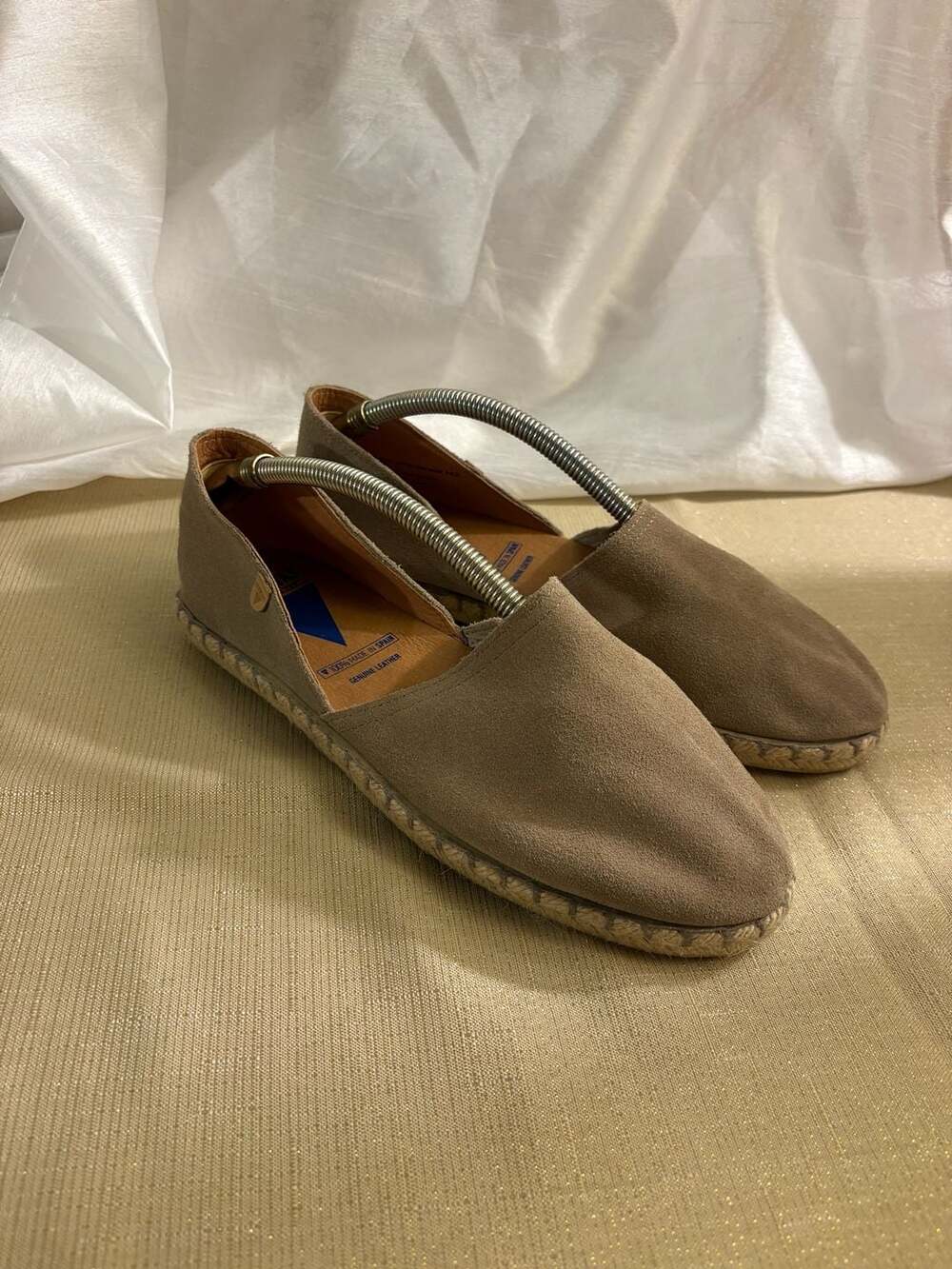 Verbenas Suede Leather Espadrilles